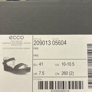 Ecco yellow suede Women's Platform Sandal